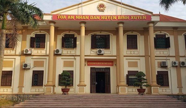 Mẫu đơn khởi kiện tại tòa án nhân dân huyện Bình Xuyên, Tỉnh VĨNH PHÚC mới nhất năm 2024