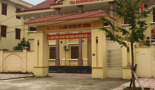 ĐỊA CHỈ TÒA ÁN NHÂN DÂN HUYỆN ĐÔ LƯƠNG TỈNH NGHỆ AN