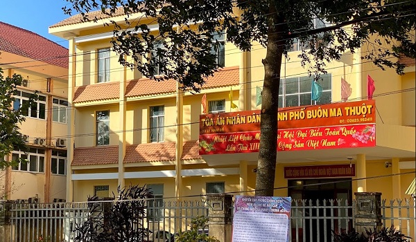 ĐỊA CHỈ TÒA ÁN NHÂN DÂN  THÀNH PHỐ BUÔN MA THUỘT TỈNH ĐẮK LẮK