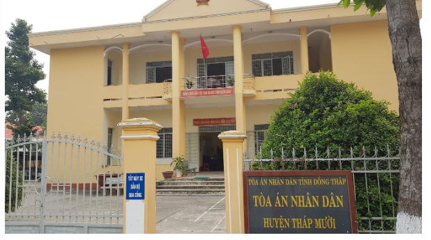 ĐỊA CHỈ TÒA ÁN NHÂN DÂN HUYỆN THÁP MƯỜI TỈNH ĐỒNG THÁP